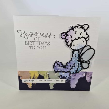 Alpaca Fairy Birthday Card