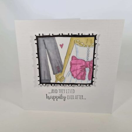 Holding Hands Wedding Card