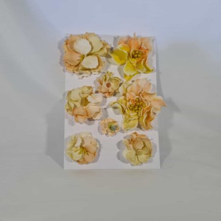 Orange and Yellow Flower Card Topper