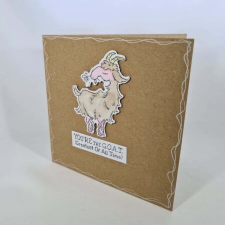 You Are The GOAT Card