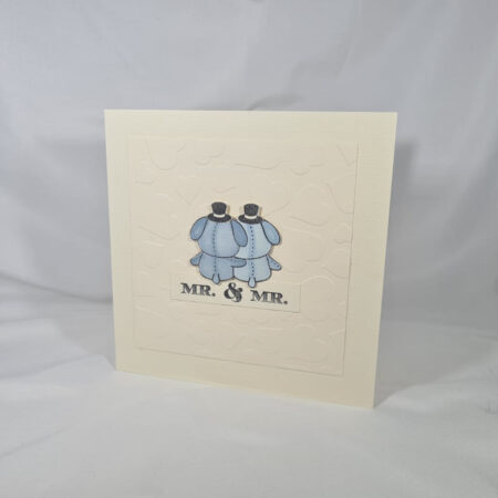 Two Dogs Mr & Mr Wedding Card