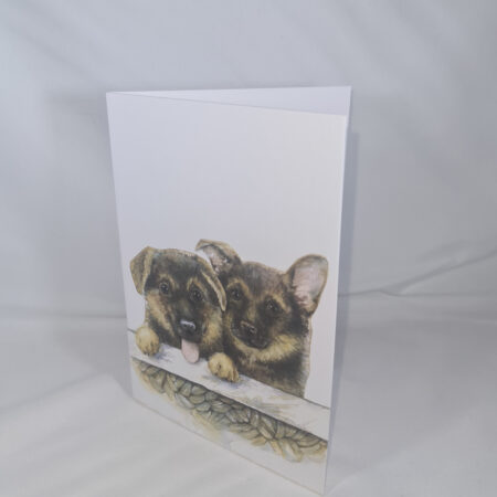 Handmade German Shepherd Dog Card
