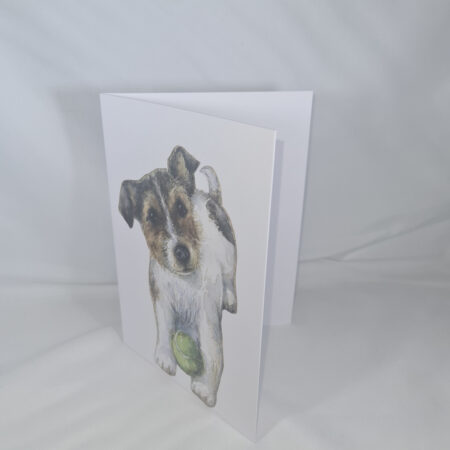 Handmade Jack Russell Dog Card