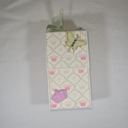 Handmade Mini Photo Album With Crowns