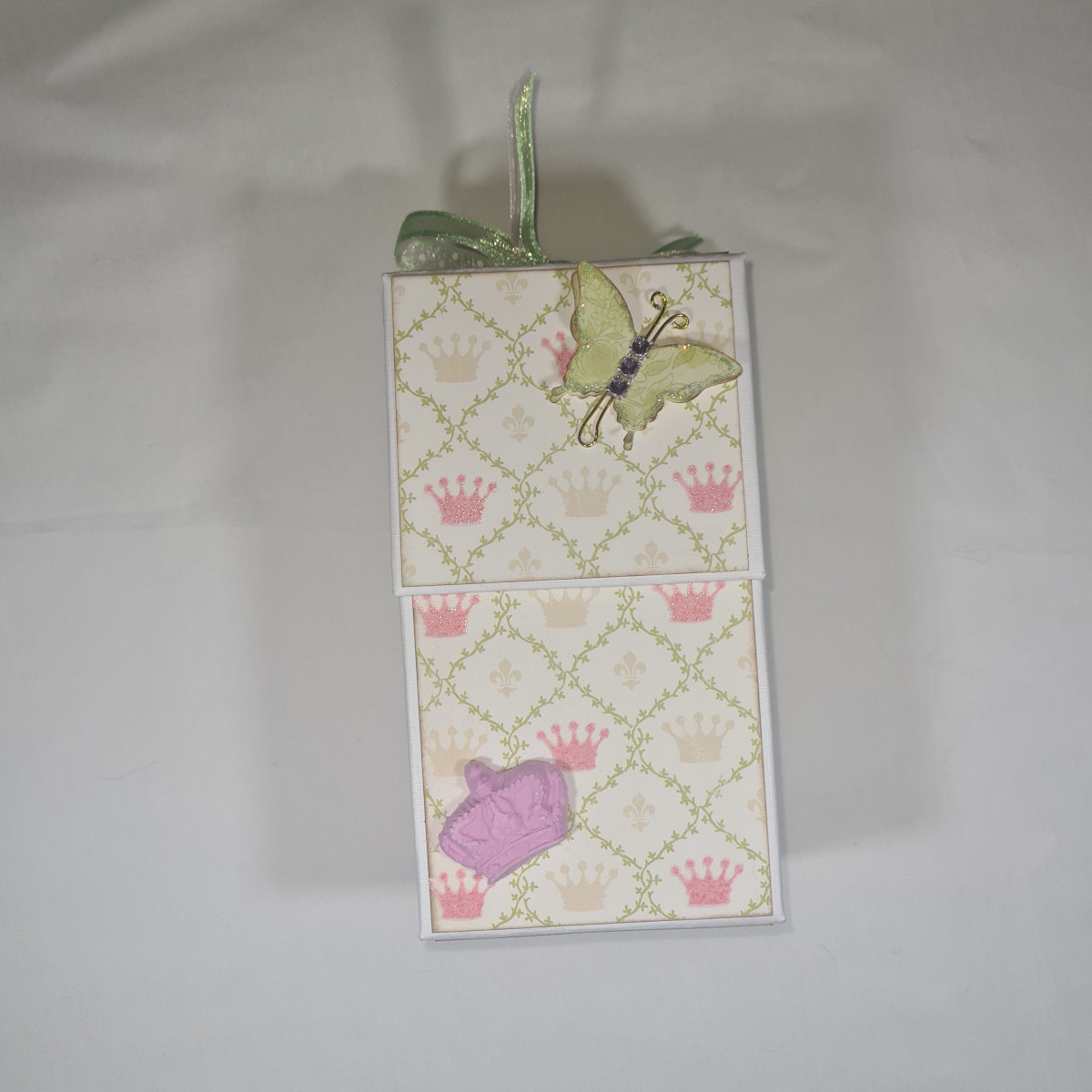 Handmade Mini Photo Album With Crowns