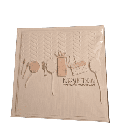 Birthday Card In Pink
