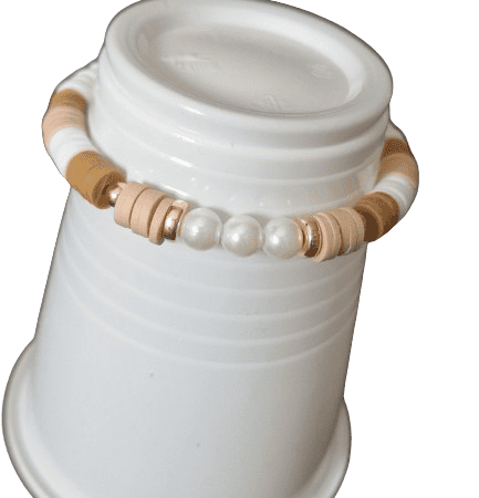 Childs Pearl Friendship Bracelet